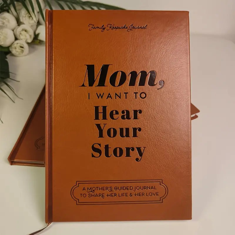 "Dad/Mom, I want to hear your stories" A beautiful heirloom book, a perfect gift for mom or dad.