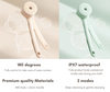 Starlit Dream Electric Body Scrubber – Waterproof, Rechargeable & Dual-Speed for Deep Cleansing