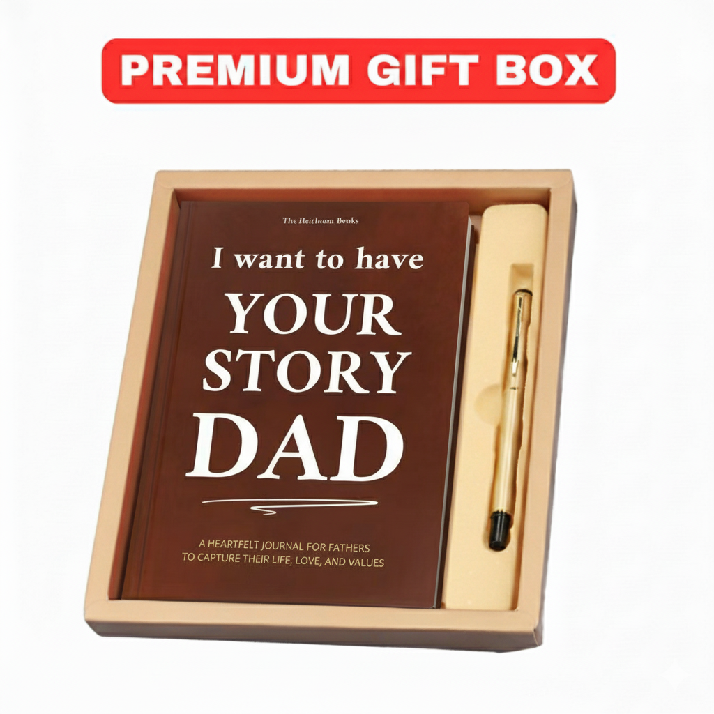 “I Want to Have Your Story” Heirloom Journal | A Timeless Gift for Mom and Dad