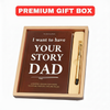 “I Want to Have Your Story” Heirloom Journal | A Timeless Gift for Mom and Dad