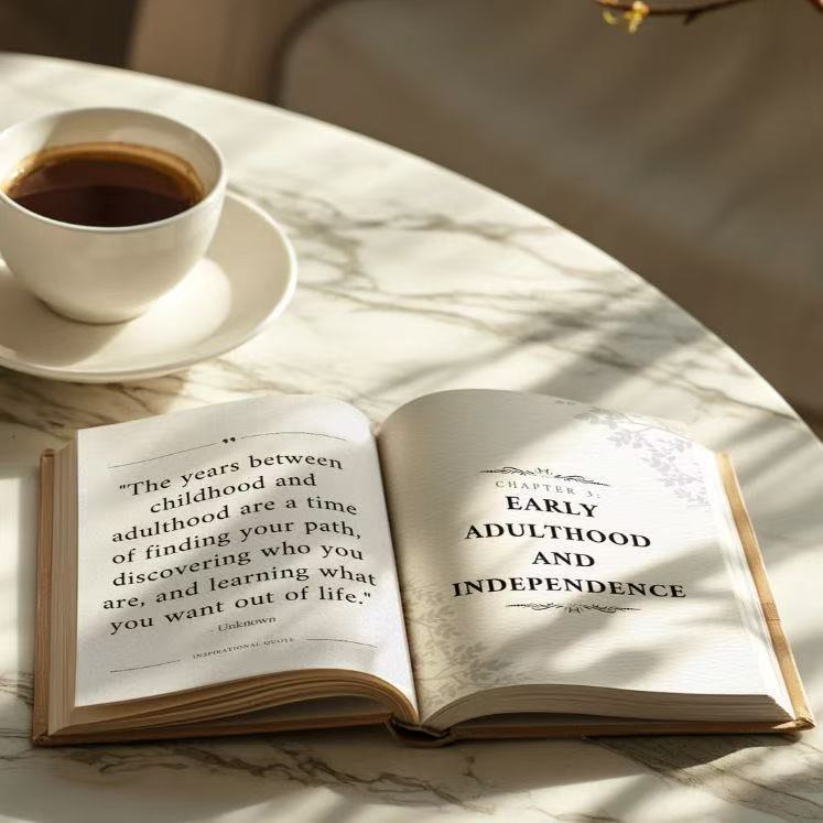 "Dad/Mom, I want to hear your stories" A beautiful heirloom book, a perfect gift for mom or dad.